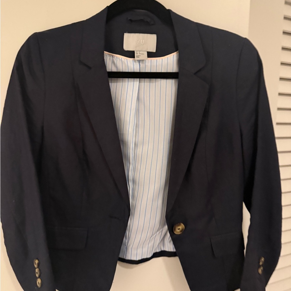H&M Women’s Dark Blue Blazer